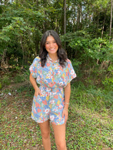 Load image into Gallery viewer, SY6938 Floral Print Romper with Pockets