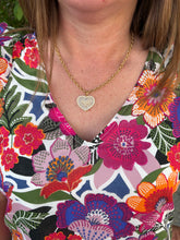 Load image into Gallery viewer, Rendal Floral Tiffy Ruffle Top