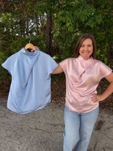 Load image into Gallery viewer, China Collar Short Sleeve Top