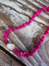Load image into Gallery viewer, CK Designs Luxe Bohemian Beaded Necklace with Freshwater Pearl Stone