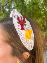 Load image into Gallery viewer, Crawfish Headband Newspaper