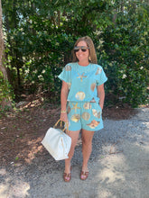 Load image into Gallery viewer, Sequin Seashells and Pearls Short Set