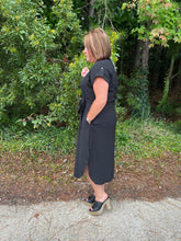 Load image into Gallery viewer, SY6971 Drop Short Sleeve Woven Dress