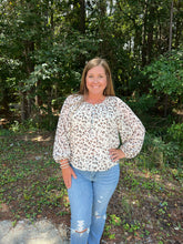 Load image into Gallery viewer, TK11229 Leopard Printed Long Sleeve Blouse