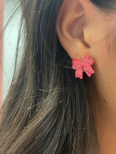 Load image into Gallery viewer, Stud Bow Rhinestone Earrings