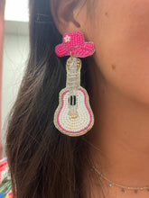 Load image into Gallery viewer, Guitar Beaded Earrings
