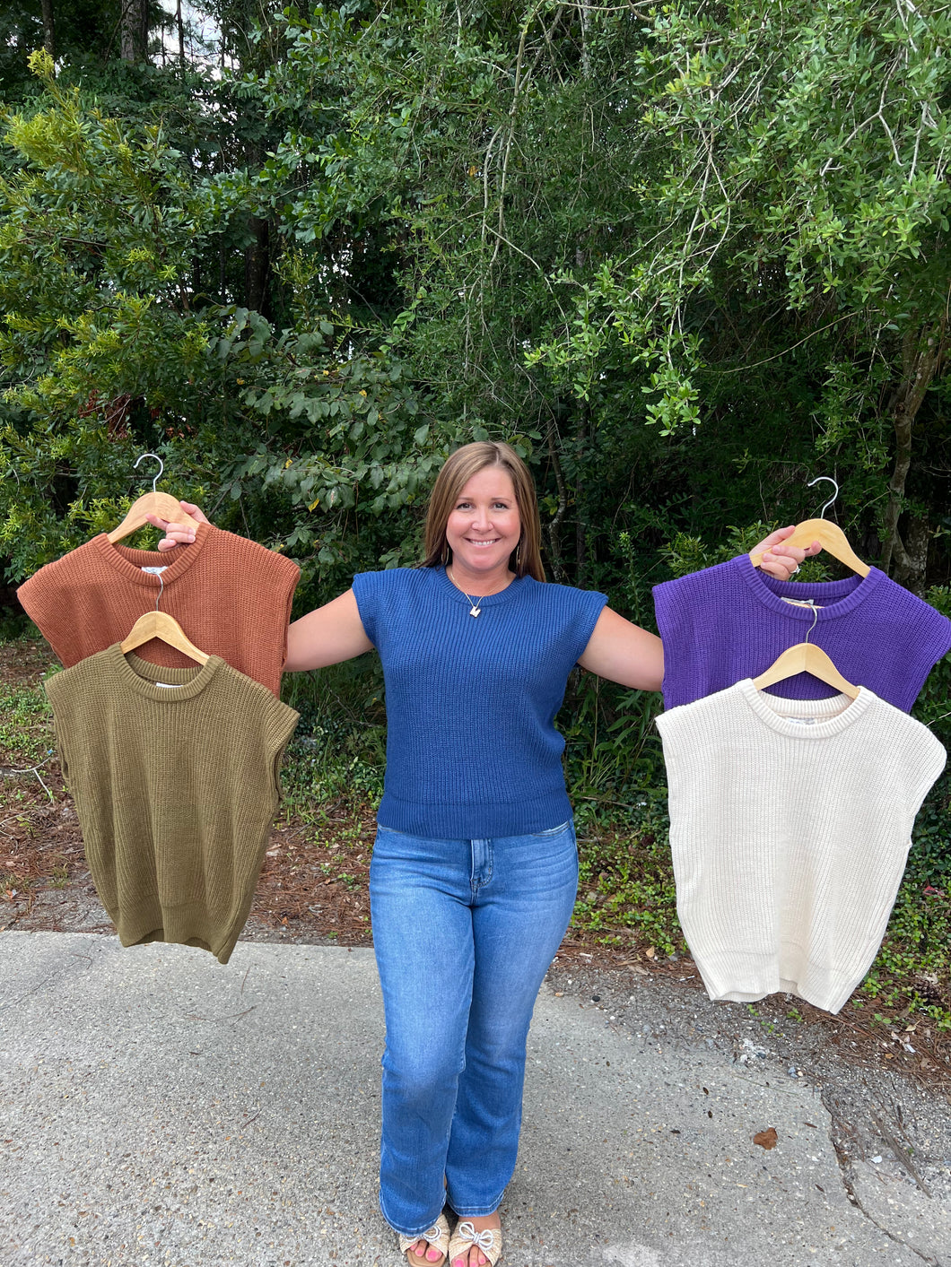 SY6625 Drop Shoulder Sweater Top