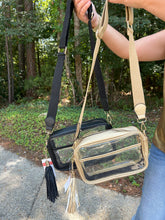 Load image into Gallery viewer, Rectangle Clear Bag with tassel