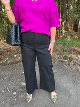 Load image into Gallery viewer, PK7618 Soft Washed Leg pants with button closure