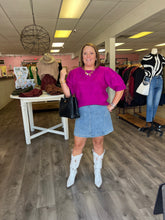 Load image into Gallery viewer, SHS12012 Mineral Washed Mini Skirt