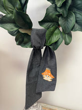 Load image into Gallery viewer, Slidell Stitches Holiday Wreath Sash
