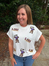 Load image into Gallery viewer, Emily LSU Mixed Icons Top