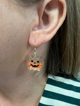 Load image into Gallery viewer, Halloween Kids Glitter Shaker Drop Earrings