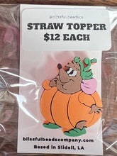 Load image into Gallery viewer, Blissful Beads Halloween Straw Topper