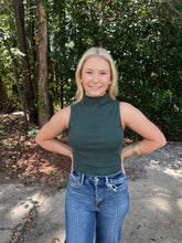 Load image into Gallery viewer, Mock Neck Sleeveless Knit Top