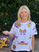 Load image into Gallery viewer, Game Day Bowiful Sequin Top