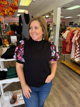 Load image into Gallery viewer, Mix of Textures on Sleeve Knit Top