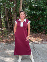 Load image into Gallery viewer, Drop Shoulder Midi Dress