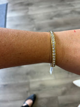 Load image into Gallery viewer, CK Designs 18K Gold Plated Rhinestone Cuff