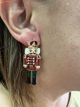 Load image into Gallery viewer, Linked Nutcracker Earrings