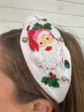 Load image into Gallery viewer, Christmas Santa Beaded Headband