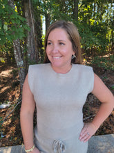 Load image into Gallery viewer, Sleeveless Sweater Crop Top