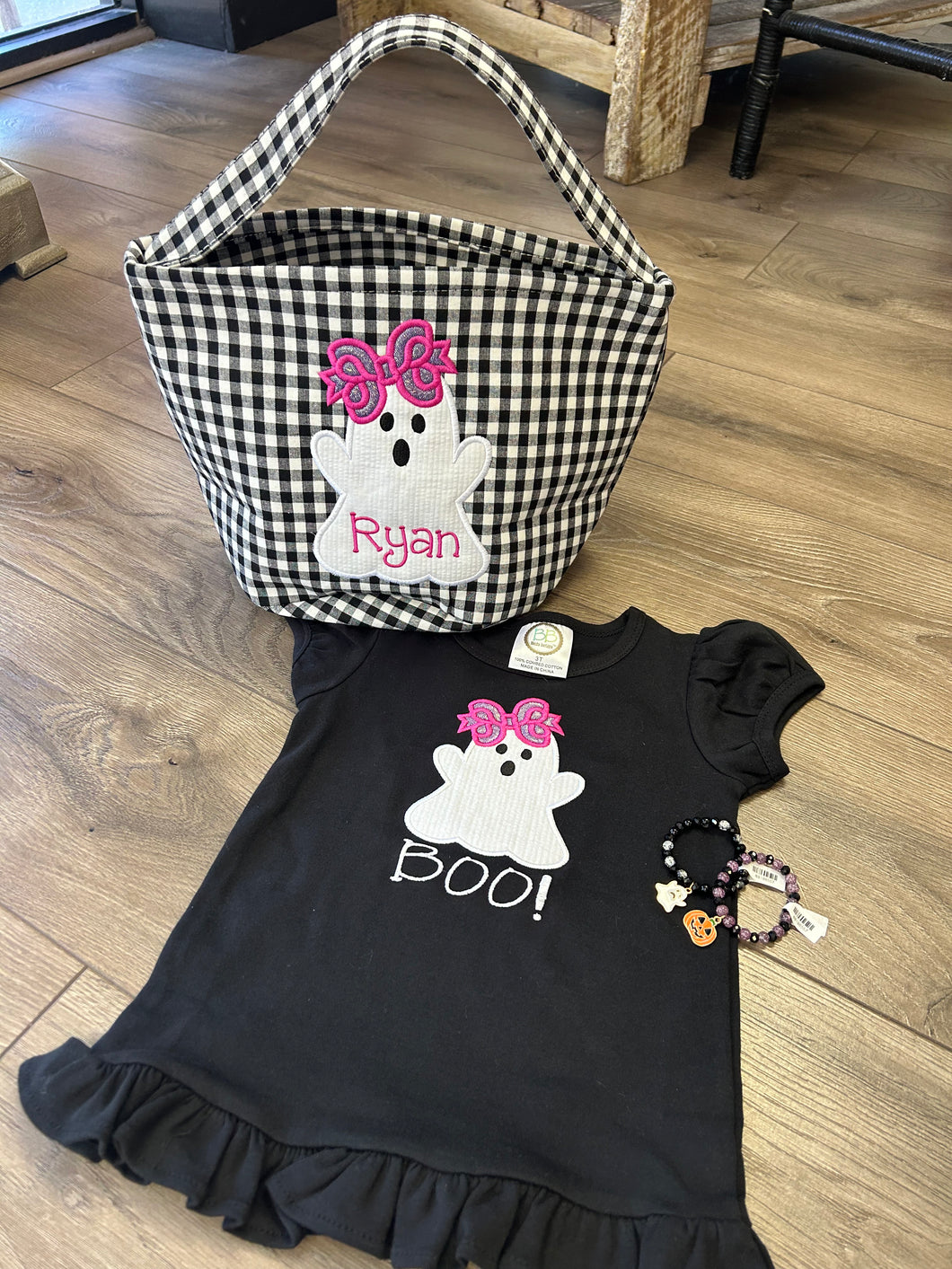 Avery's Accents Ghost BOO Top