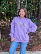 Load image into Gallery viewer, LSU Tigers Varsity Mockneck Sweatshirt