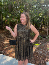 Load image into Gallery viewer, SY7817 Sleeveless Sequin Flounce Dress