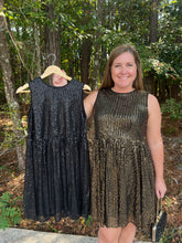 Load image into Gallery viewer, SY7817 Sleeveless Sequin Flounce Dress