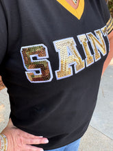 Load image into Gallery viewer, Saints Sequin short sleeve shirt