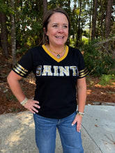 Load image into Gallery viewer, Saints Sequin short sleeve shirt