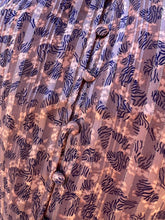 Load image into Gallery viewer, Leopard pleated top with frilled split neck