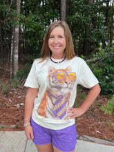 Load image into Gallery viewer, Boujee Tiger Top with Rhinestone Glasses