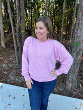Load image into Gallery viewer, Drop Shoulders Crewneck Sweatshirt