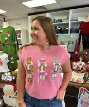 Load image into Gallery viewer, Christmas Toy Soldier Sequin Sweater Vest