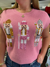 Load image into Gallery viewer, Christmas Toy Soldier Sequin Sweater Vest