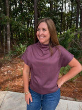 Load image into Gallery viewer, Drop Shoulder Mock Neck Top
