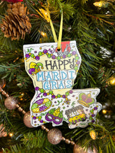 Load image into Gallery viewer, Drez Mardi Gras Ornament
