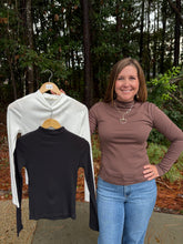 Load image into Gallery viewer, Mock Neck Long Sleeve Top