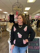 Load image into Gallery viewer, Sequin Christmas Treat Swetshirt