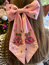 Load image into Gallery viewer, Christmas Tree Ribbon Bow