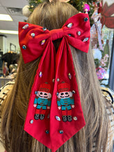 Load image into Gallery viewer, Nutcracker Ribbon Hair Bow