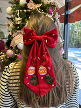 Load image into Gallery viewer, Ho Ho Ho Ribbon Bow