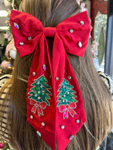 Load image into Gallery viewer, Christmas Tree Ribbon Bow