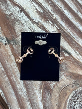 Load image into Gallery viewer, Horsebit Hoop Earrings