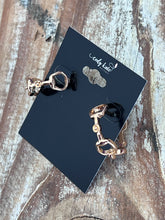 Load image into Gallery viewer, Horsebit Hoop Earrings