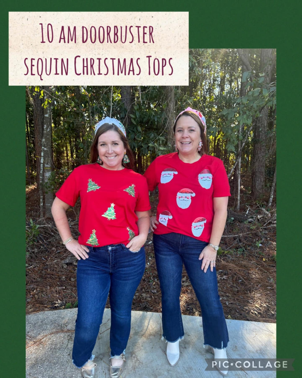 10am Doorbuster Sequin Christmas Tee