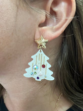 Load image into Gallery viewer, Decorated Christmas Tree Earrings