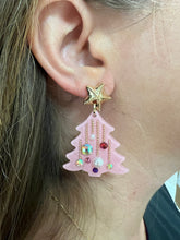 Load image into Gallery viewer, Decorated Christmas Tree Earrings